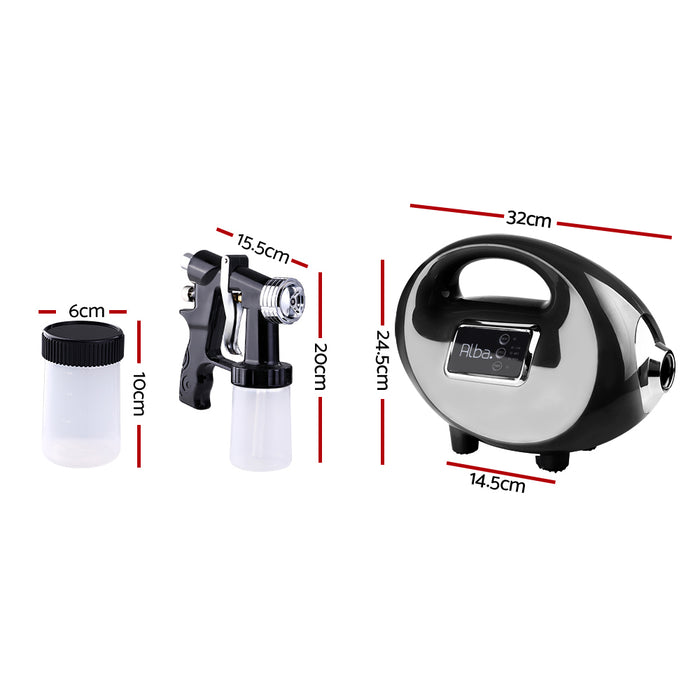 Professional Spray Tan Machine  700W HVLP Washable Filter 3 Speeds Setting- Black