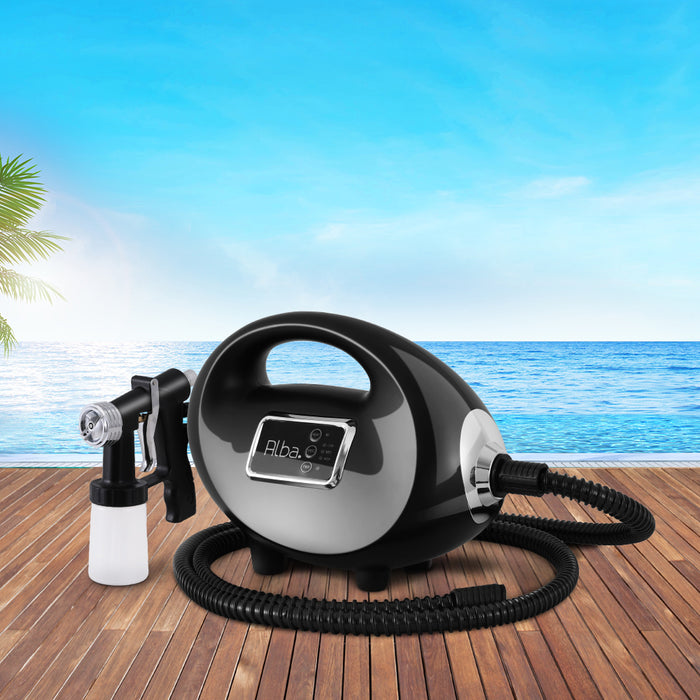 Professional Spray Tan Machine  700W HVLP Washable Filter 3 Speeds Setting- Black