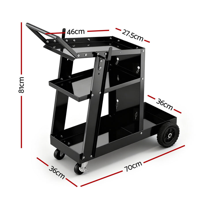 Giantz Welding Trolley Cart Welder MIG TIG ARC MMA Welder Plasma Cutter Storage
