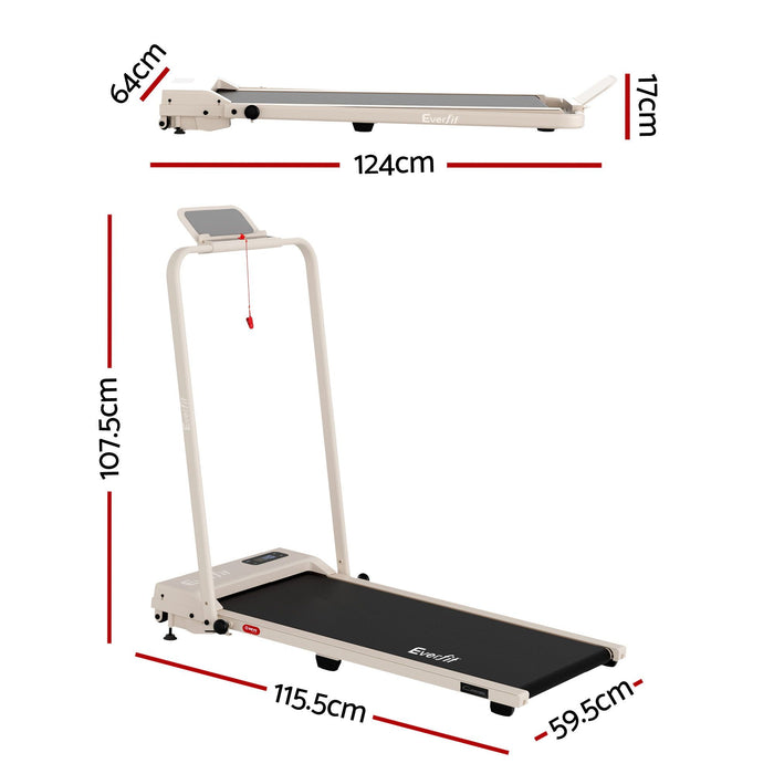 Everfit 3 in 1 Walking Pad Treadmill 12% Incline Under Desk Foldable Treadmills for Home Gym With 38cm Wide Belt APP Control