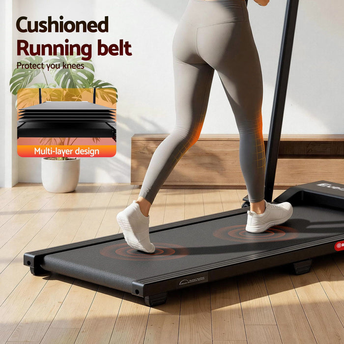 Everfit 3 in 1 Walking Pad Treadmill 12% Incline Under Desk Foldable Treadmills for Home Gym With 38cm Wide Belt APP Control