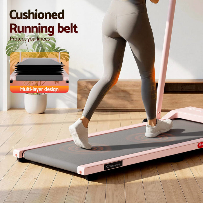 Everfit 3 in 1 Walking Pad Treadmill 12% Incline Under Desk Treadmills for Home Gym With 38cm Wide Belt APP Control