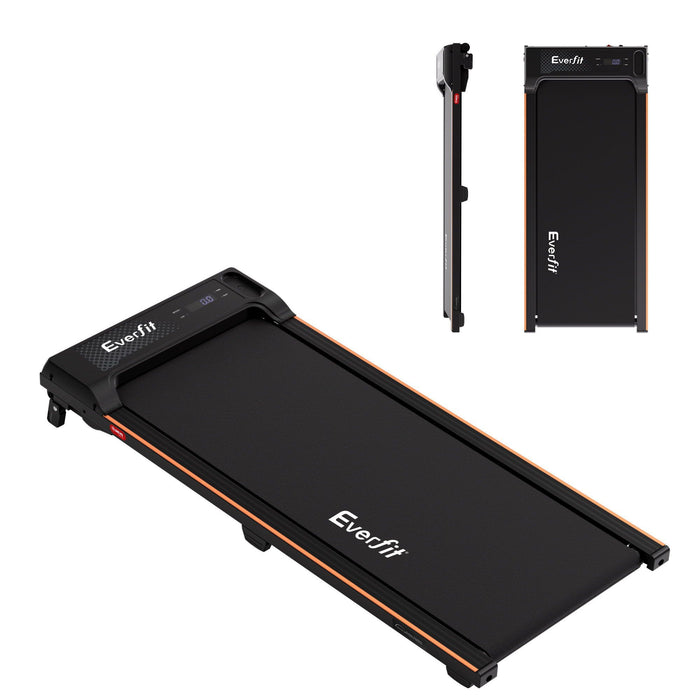 Everfit 3 in 1 Walking Pad Treadmill 12% Incline Under Desk Treadmills for Home Gym With 40cm Wide Belt Black