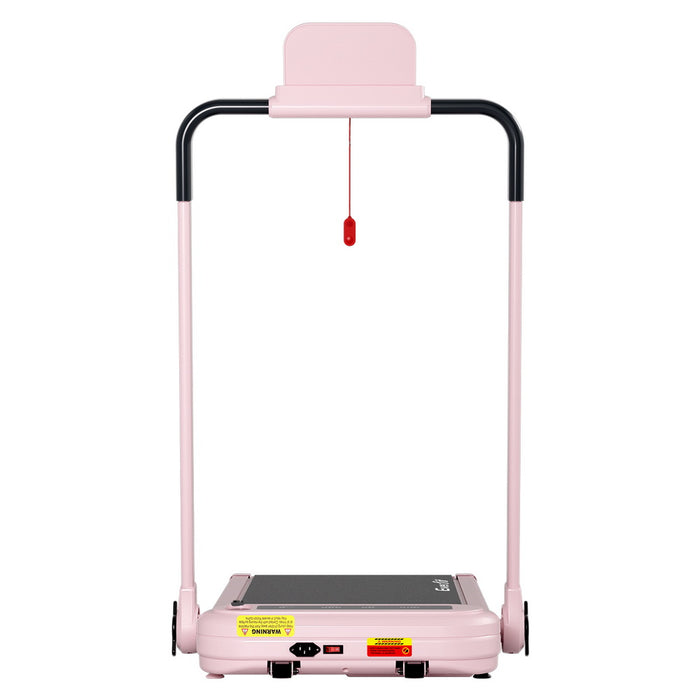 Everfit Treadmill Electric Walking Pad with Incline Foldable for Home Gym Pink