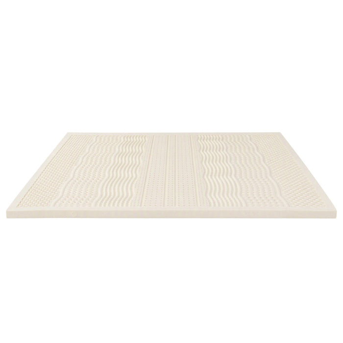 Giselle Bedding Queen Latex Mattress Topper 7-Zone Natural Latex Core Breathable 5cm
