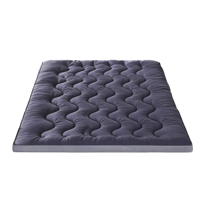 Giselle 5cm Mattress Topper Pillowtop toppers Bamboo Charcoal Double