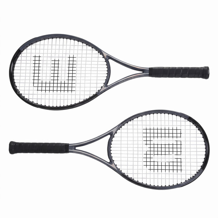 Everfit Tennis Racket Set 2 Pack 27 Inch Lightweight Cushioned Grip for Adults Black