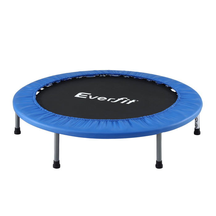 Everfit 40-Inch Fitness Trampoline Rebounder Mini Round Trampoline Home Workouts