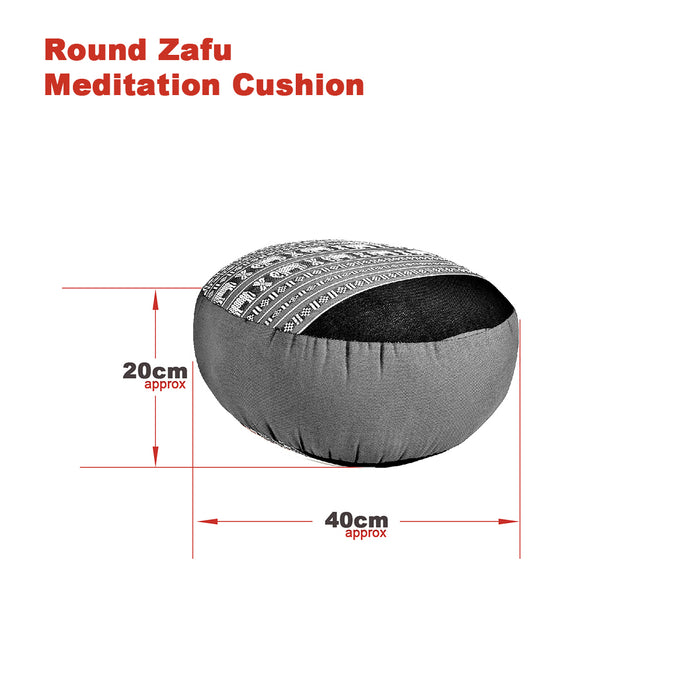 Kapok Filled Zafu Ottoman Pouf Pouffe Round Meditation Cushion Floor Seat Thai AU STOCK