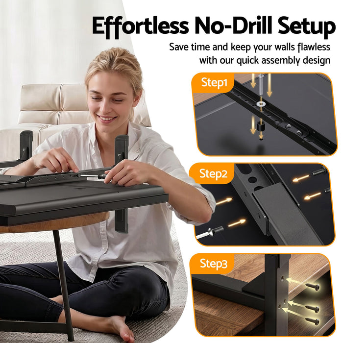 Artiss Universal TV Stand for 24-86 inch TVs LED Screen Table Top Desktop Mount