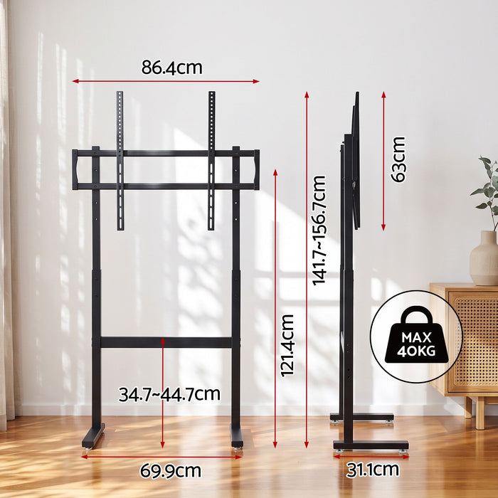 Artiss Universal Floor TV Stand for 32-100 Inch Screens Heavy Duty 40kg Capacity