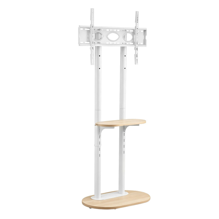 Artiss Mobile TV Floor Stand 40-75" Bracket Universal Adjustable Shelves Wheels
