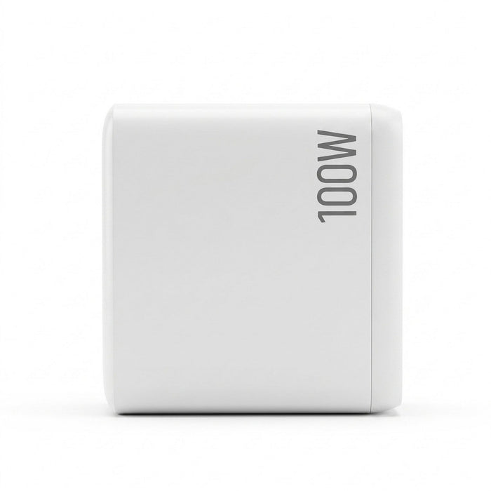Devanti USB C Charger 100W Fast Charger 4 Port GaN Desktop Station White