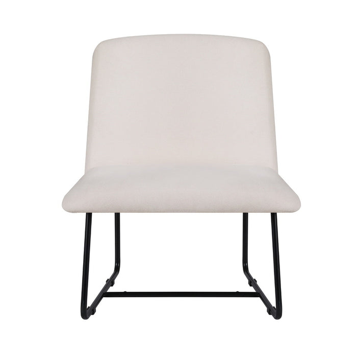 Artiss Accent Chair Armchair Cross Leg Beige