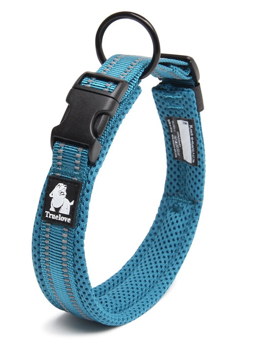 Truelove Front Range Outdoor Handle Puppy Dog Heavy Duty Reflective Collar Blue 2XL