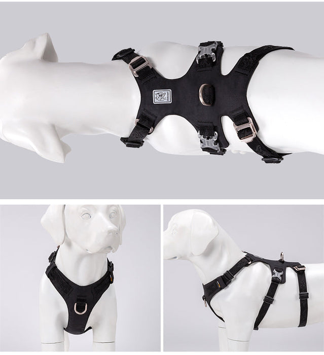Truelove Escape Proof Dog Waterproof Adjustable  Whinhyepet Harness Black XS