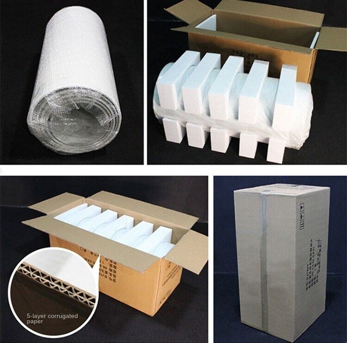 5x Metal Wedding Plinths Cylinder Pedestal Stand Ripple Cake Dessert Display