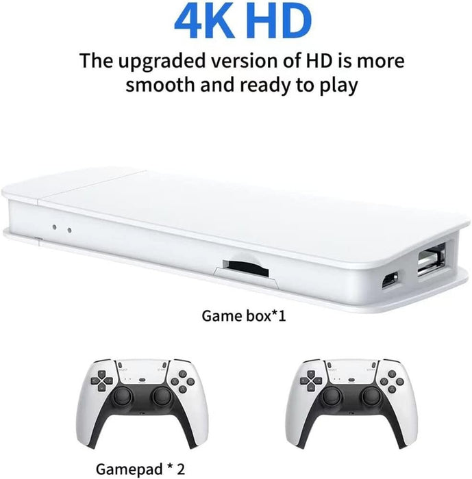 M15 40000+4K HDMI TV Video Game Stick Retro Gaming Console 2 Wireless Controller