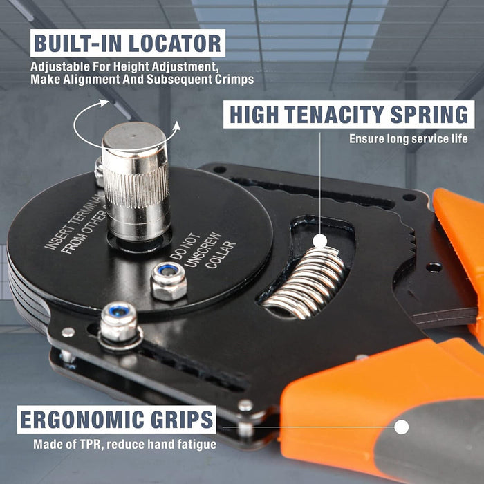 DT12 Crimper 4 Way Indent,8 Impression iCrimp Closed Barrel Type Deutsch Crimper