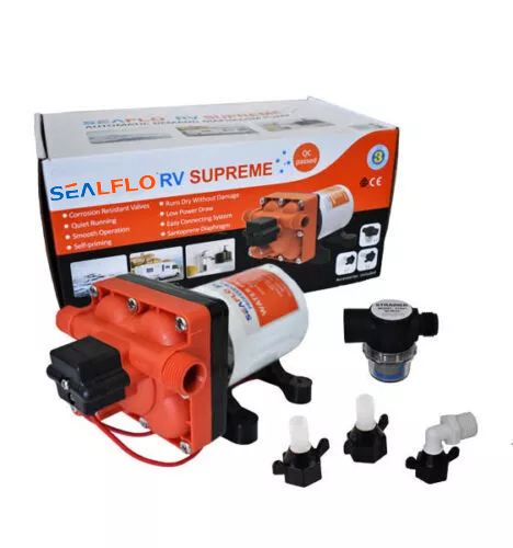 3 G/m RV Supreme 12v Water Pump for Caravan Motorhome Camper Trailer Boat Seaflo