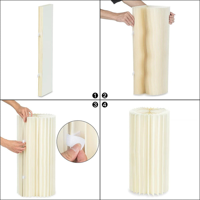 4 Hard Carboard Display Stand Round Plinth Cylinder Pedestal Wedding Flower