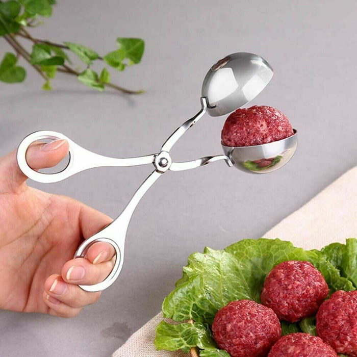 L Meatball Maker Spoon Kitchen Stick Utensil Baller Meat Stainless Steel AU