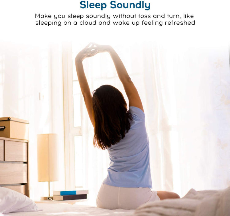 Bamboo Pillowtop Mattress Topper Luxury Bedding Mat Pad Protector Cover King Single 108 x 203 cm