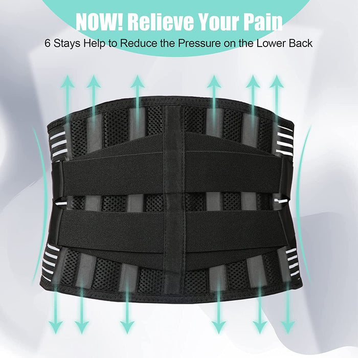 Lumbar Lower Back Support Brace Pain Relief Posture Orthosis Waist Belt Therapy