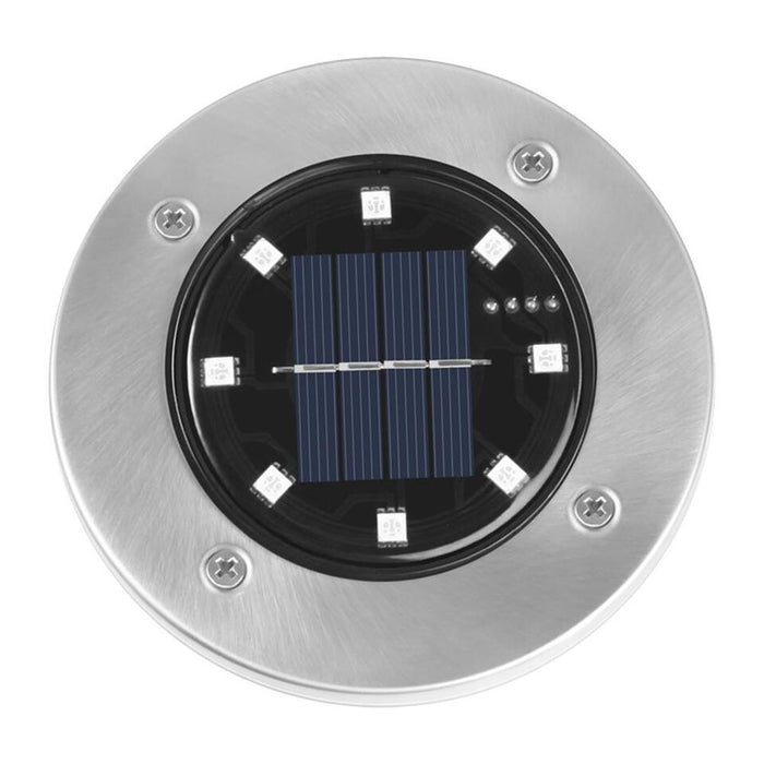 4pcs LED Solar Underground Light Waterproof Color Changing Garden Buried Lamp