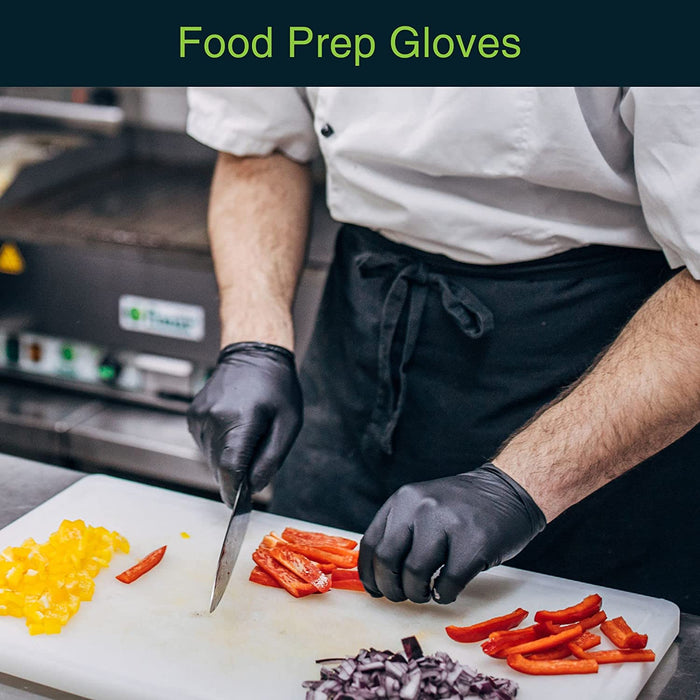 6g Flexible Disposable Nitrile Gloves For Mechanic Work Food Prepa 100pcs L