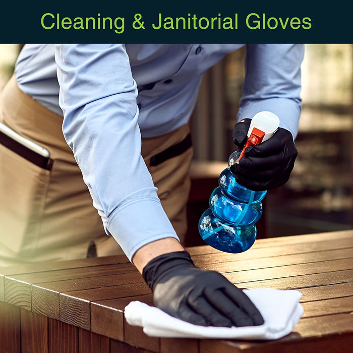 6g Flexible Disposable Nitrile Gloves For Mechanic Work Food Prepa 200Pcs L