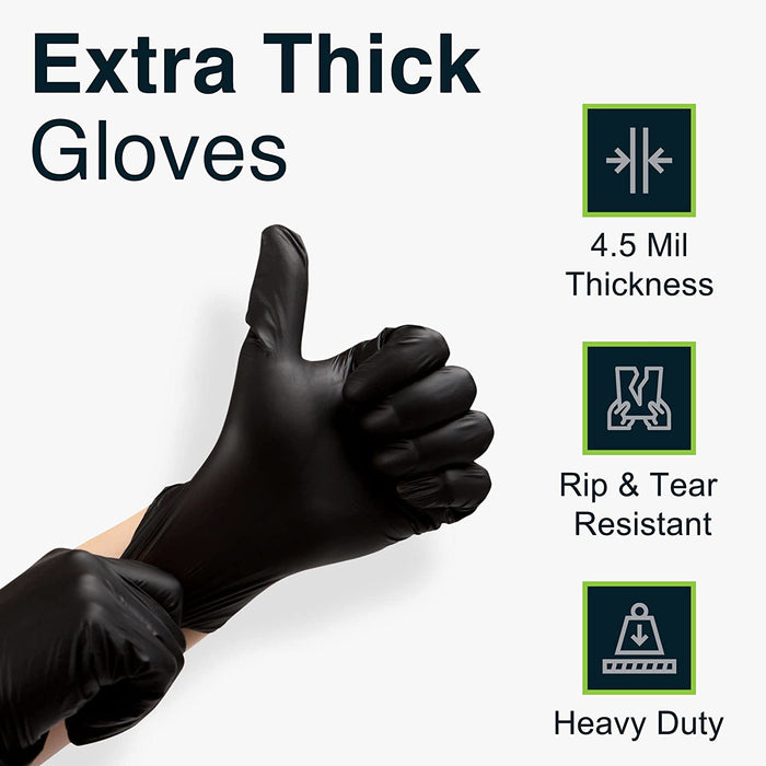 6g Flexible Disposable Nitrile Gloves For Mechanic Work Food Prepa 100pcs M