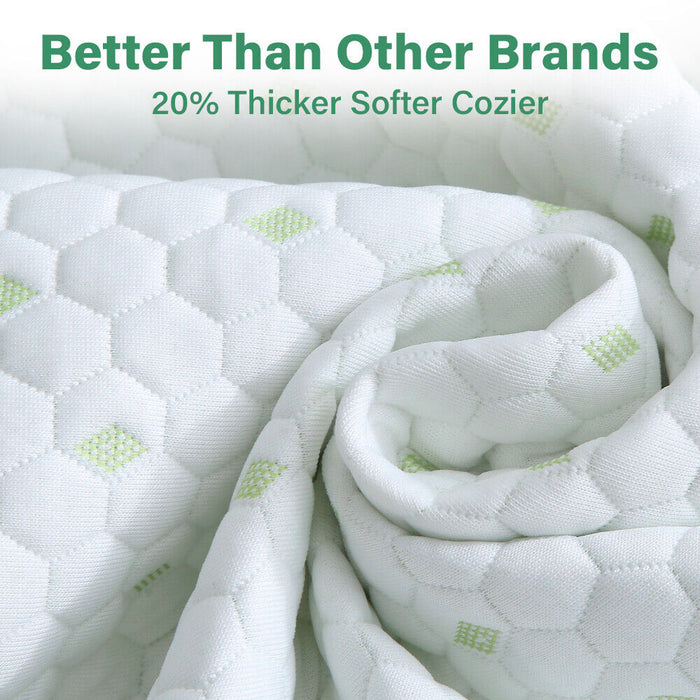 Mattress Protector Bamboo Cotton Mattress Cover Waterproof S Fitted Cover