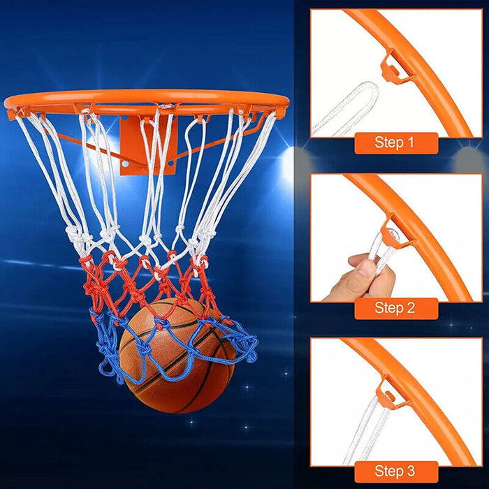 45CM Basketball Ring Hoop Net Wall Mounted Outdoor Hanging Basket ProfessionalAU