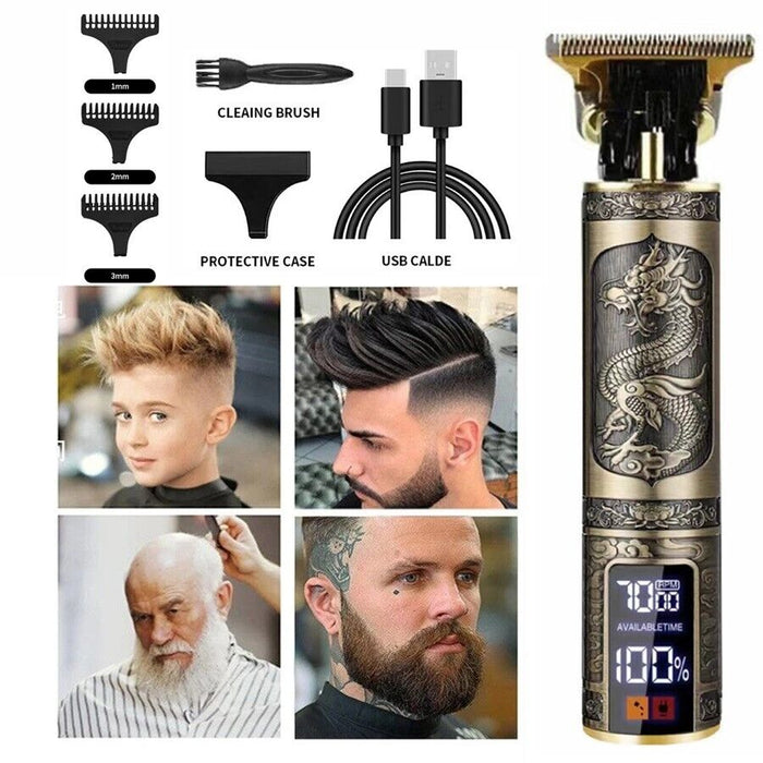 Professional Mens Hair Clippers Shaver Trimmers Machine Cordless Beard Electric