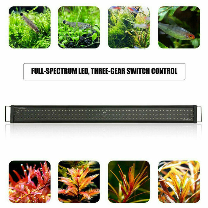 40cm Aquarium Light Lighting Full Spectrum Aqua Plant Fish Tank Bar LED Lamp