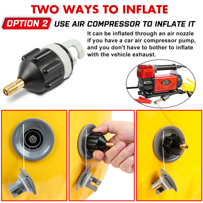 X-BULL Exhaust Jack Recovery Jack Air Bag Multi Layer Truck Rescue Kit 4x4 4WD 10 Units