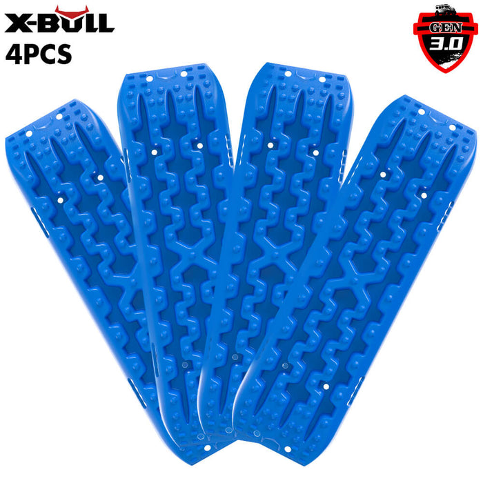 X-BULL Recovery tracks Mud Snow / Sand tracks / Grass 4X4 Caravan 2pairs 4WD Gen 3.0 - Blue