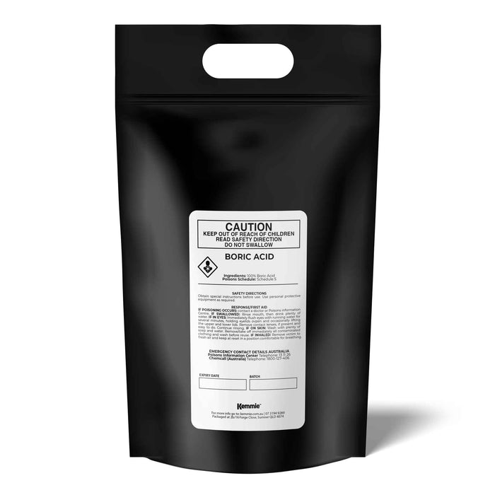 5Kg Boric Acid Powder 99.9% Pure - Soluble Orthoboric Acid H3BO3