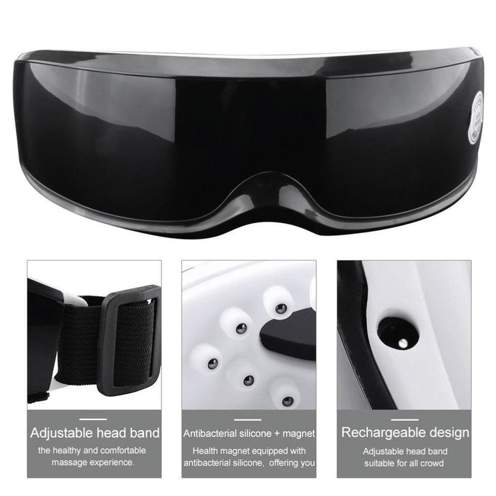 Orku Magnetic Eye Massager Rechargeable - Wireless Pressure Vibration Electric