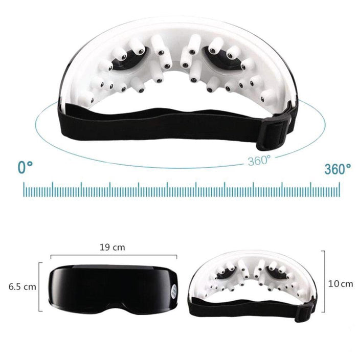 Orku Magnetic Eye Massager Rechargeable - Wireless Pressure Vibration Electric