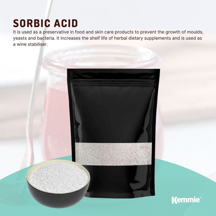 Kemmie 1Kg Potassium Sorbate Food Grade Granules Preservative E202 Cosmetic
