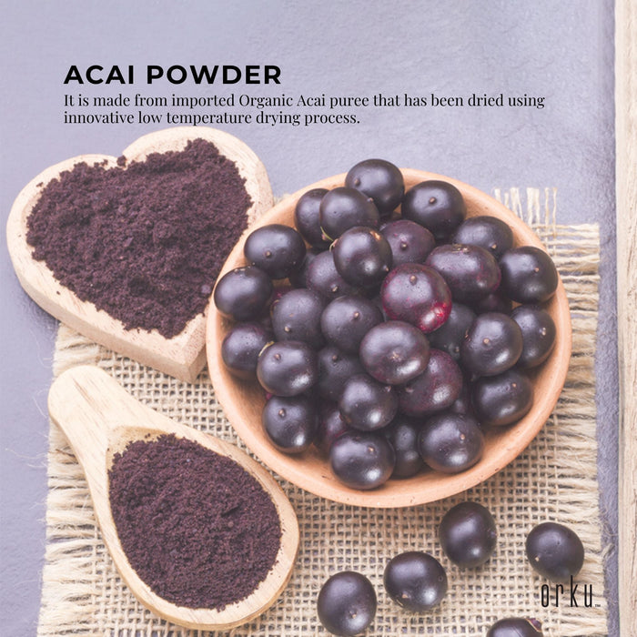 100g Acai Powder 100% Organic - Superfood Amazon Berries