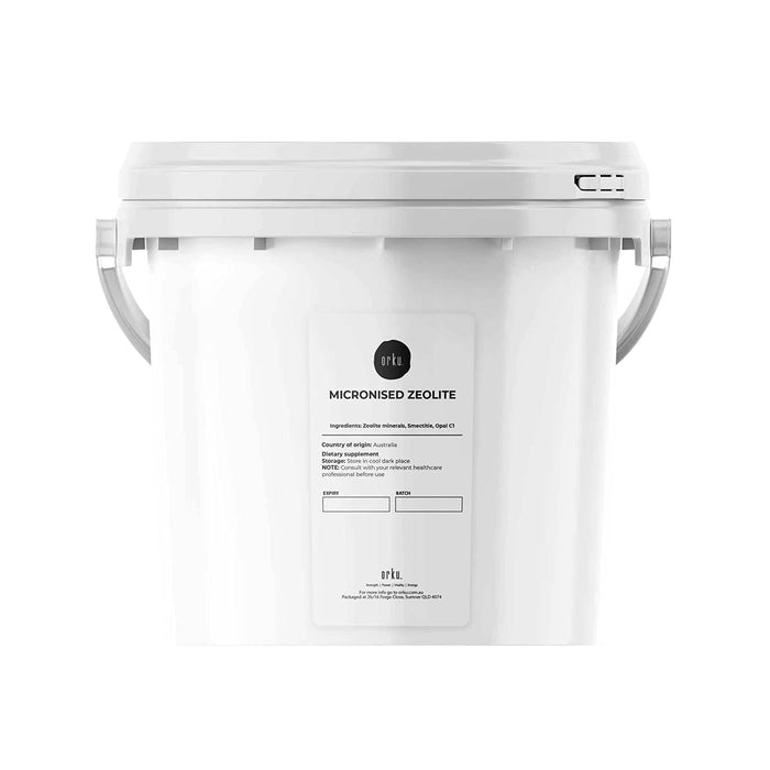 5kg Pure Micronised Zeolite Powder Mineral - Tub Micronized Volcamin