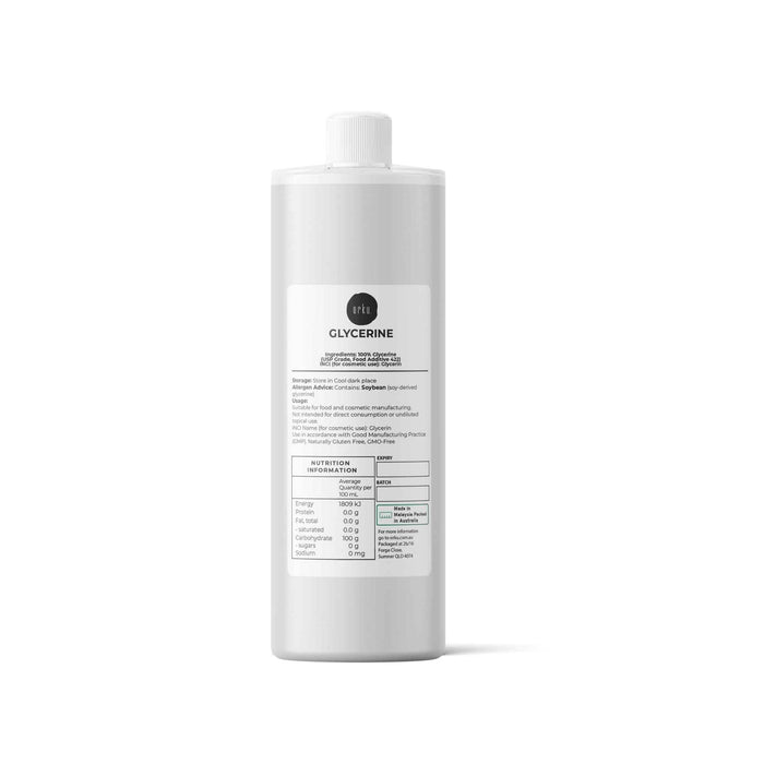 Orku 500ml Glycerine 99.9% Pure USP Food + Cosmetic Grade â€?Vegetable Glycerol