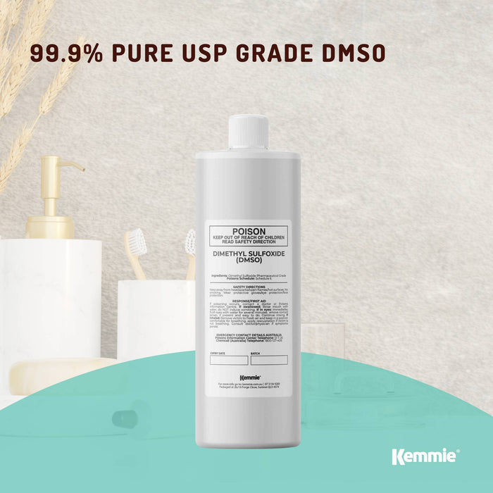 1L DMSO Liquid 99.9% Pure Pharmaceutical Dimethyl Sulfoxide Grade Solvent Bulk