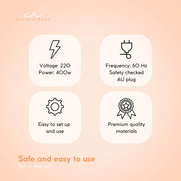 2 In 1 Facial and Hair Steamer Face Skin Portable Table Top Steam Ozone Machine