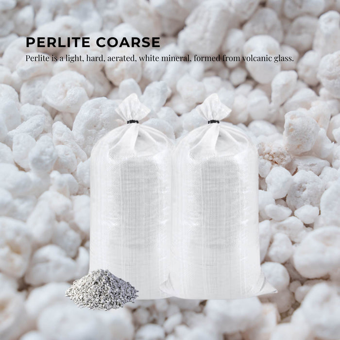 50L Perlite Coarse Premium Soil Expanded Medium Plants Hydroponics