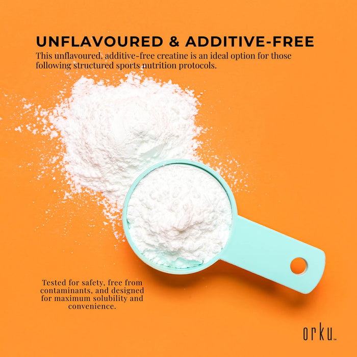 Orku 1Kg Creatine Monohydrate Powder â€?200 Mesh Micronised | 99.9% Purity