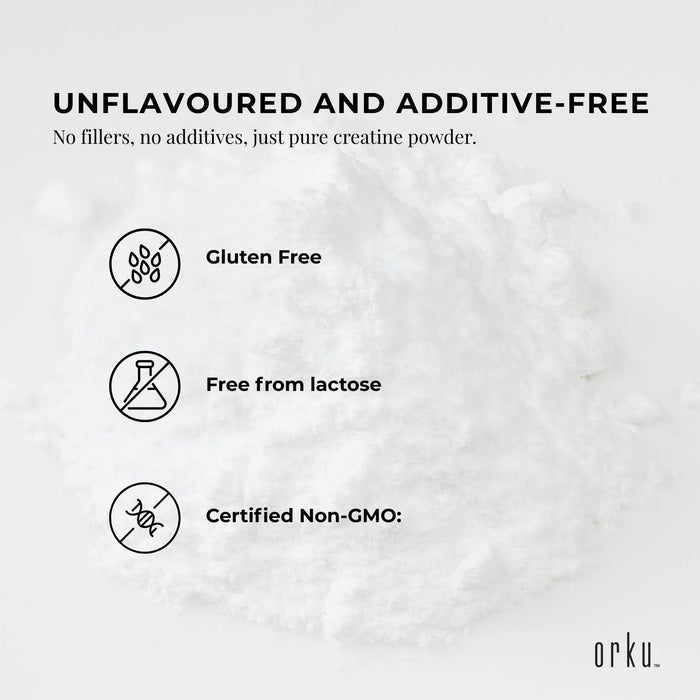 Orku 10Kg Creatine Monohydrate Powder â€?200 Mesh Micronised | 99.9% Purity